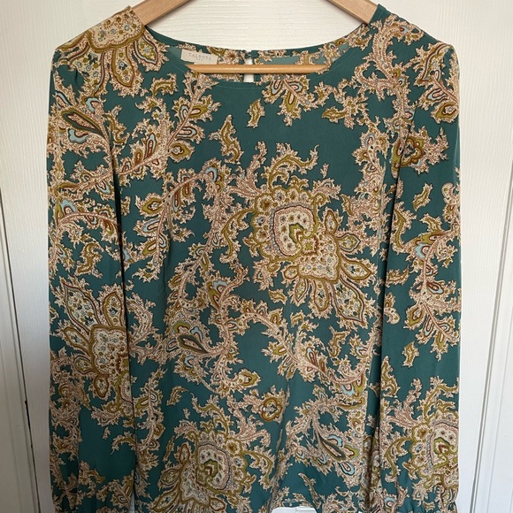 Talbots paisley blouse, size small - Picture 1 of 3